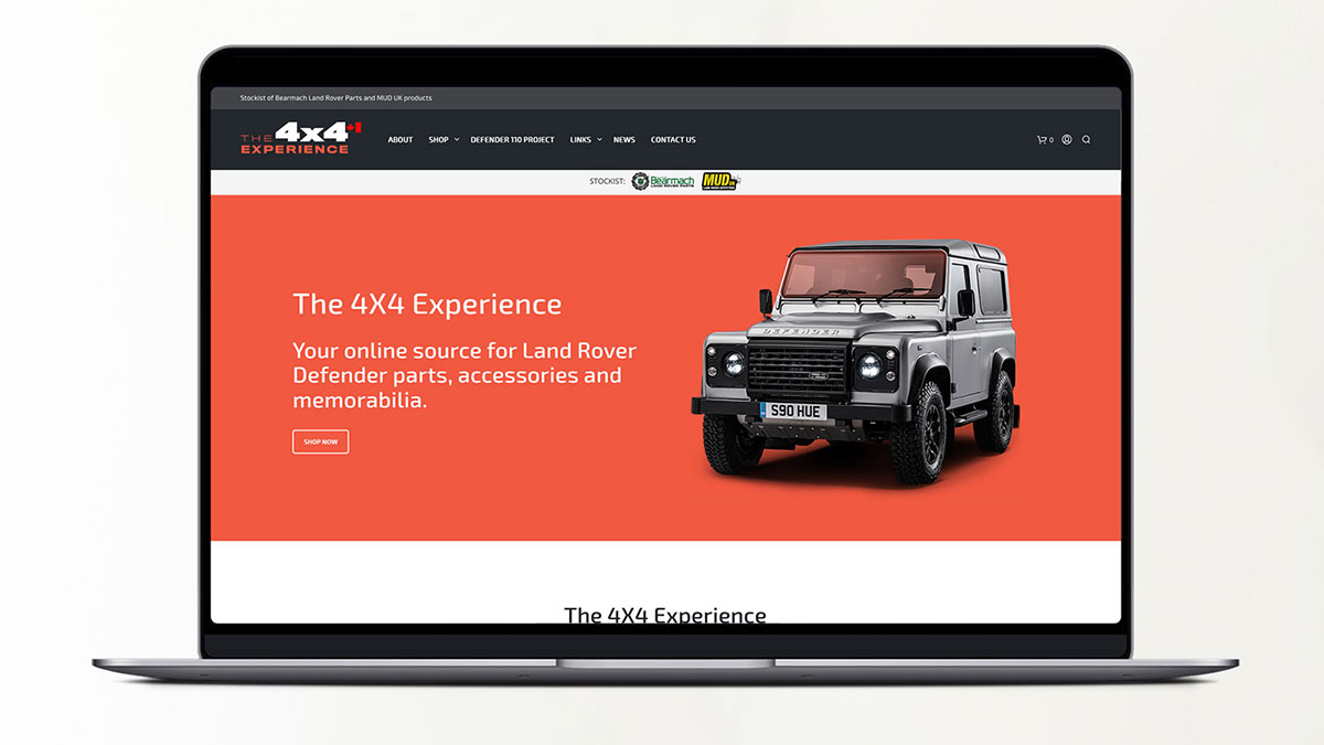 The 4x4 Experience website