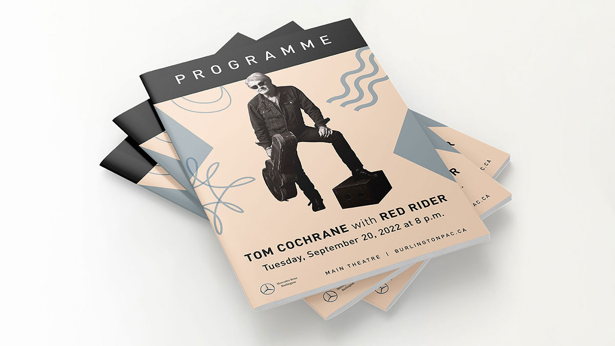 Tom Cochrane house programme design