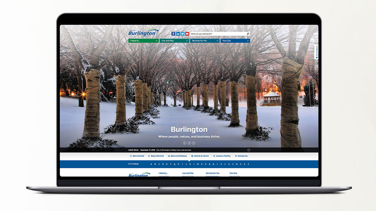 City of Burlington website