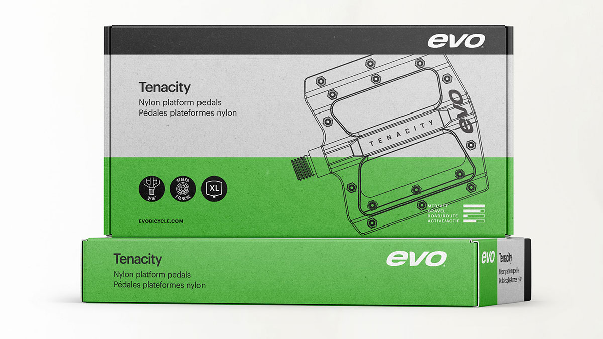 Tenacity pedals box art